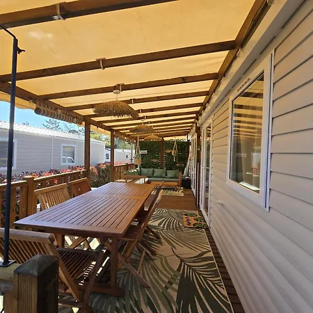 Mobil Home Tout Confort Au Camping Les Viviers, Cap Ferret Claouey Exterior foto