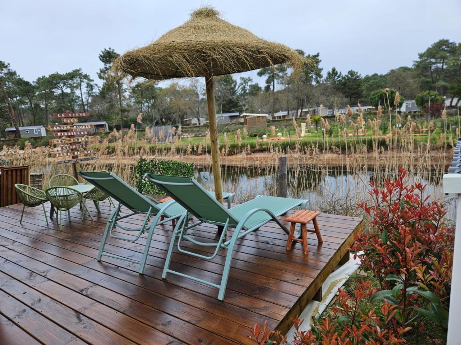 Campsite Mobil Confort Au Les Viviers, Cap Ferret *